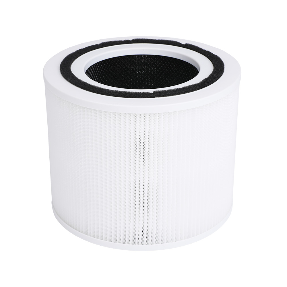 Core 300 True HEPA Replacement Filters, Compatible with LEVOIT Core 300, Core 300S VortexAir Air Purifier, 3-in-1 H13 Grade True HEPA Filter Replacement, Core 300-RF